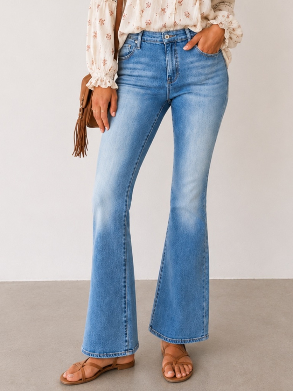 AG ADRIANO GOLDSCHMIED The Angel Bootcut Medium Wash Stretch Jeans Size 30R